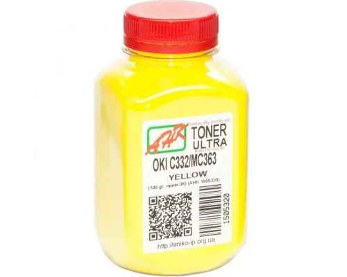 Тонер OKI C332/MC363, 100г Yellow AHK (1505320)