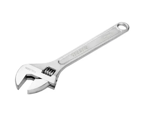 Ключ Tolsen розвідний хром 375 мм (0-43 мм) (15005)