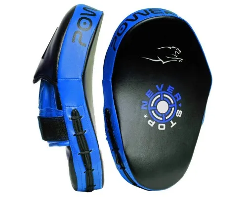 Лапи боксерські PowerPlay 3051 PU Black/Blue (PP_3051_Blue)