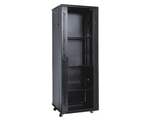 Шафа напольна Kingda 42U 19 600x600 RAL9004 (KD-002-6642)