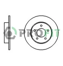 Гальмівний диск Profit 5010-1383