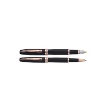 Ручка перьевая Regal комплект перьевая + роллер Чёрный корпус в подарочном футляр (R38100.L.FR)