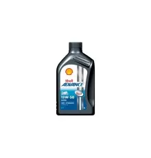 Моторное масло Shell Advance 4T Ultra 15W50 1л (5434)