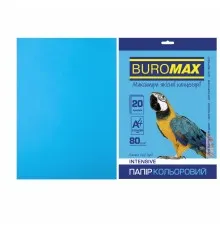 Папір Buromax А4, 80g, INTENSIVE blue, 20sh (BM.2721320-30)