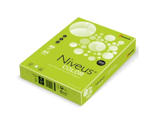 Папір Mondi Niveus COLOR intensive Lime A4, 80g, 500sh (A4.80.NVI.LG46.500)