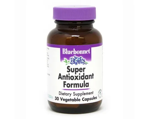 Антиоксидант Bluebonnet Nutrition Формула Супер Антиоксидантів, 30 вегетаріанських капс (BLB0324)
