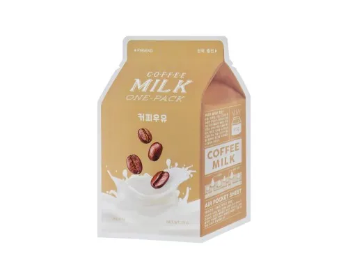 Маска для обличчя Apieu Coffee Milk One-Pack 21 г (8806185780285)