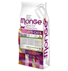 Сухой корм для кошек Monge Cat Sensitive с курицей 10 кг (8009470004831)