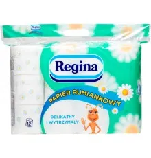 Туалетная бумага Regina Camomile FSC Ромашка 18 м 150 отрывов 3 слоя 12 рулонов (8004260268530)