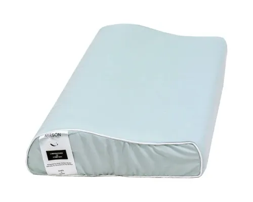 Подушка MirSon ортопедична 6114 Delicate satin Skyline Kiddy Boy 50х29х5/8 (2200003262681)