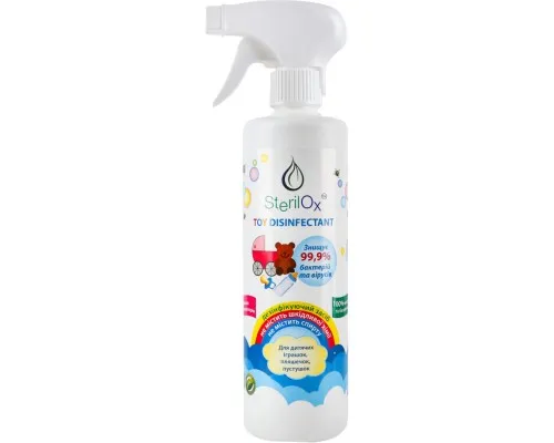 Побутовий дезінфектор поверхонь SterilOx Toy Disinfectant Для дитячих іграшок, пляшечок, пустушок 500 мл (4820239570022)