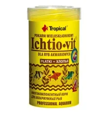 Корм для рыб Tropical Ichtio-vit в хлопьях 100 мл (5900469770030)