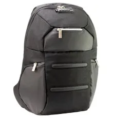 Рюкзак шкільний Optima 18.5" USB Anti-Theft унісекс 0.7 кг 16-25 л Чорний (O96917-01)
