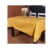 Скатерть MirSon Рогожа №201 Yellow Paste 130x300 см (2200006737735)
