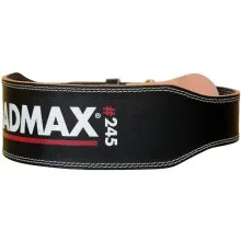 Атлетический пояс MadMax MFB-245 Full leather шкіряний Black XXL (MFB-245_XXL)