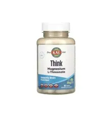 Минералы KAL Магний L-Треонат, Think Magnesium L-Threonate, 60 таблеток (CAL-27193)