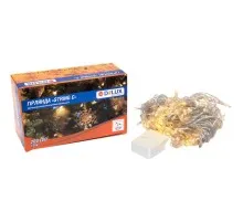 Гірлянда Delux STRING С 200 LED 10m Теплий білий/прозорий IP20 (90017981)