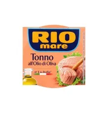 Рибні консерви Rio Mare Тунець в оливковій олії 160 г (8004030044005)