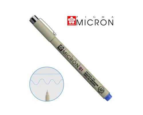 Лайнер Sakura Pigma Micron (0.1) 0,25 мм Синий (084511306356)