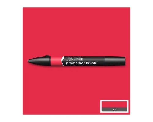 Маркер Winsor&Newton двосторонній Brushmarker, (R666) Червоний (884955042946)