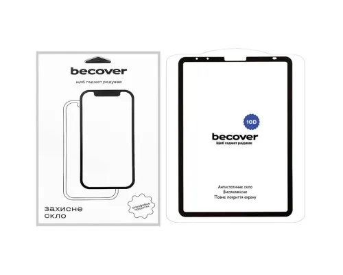 Скло захисне BeCover 10D Apple iPad Air 10.9 2020/2022 Black (710575)