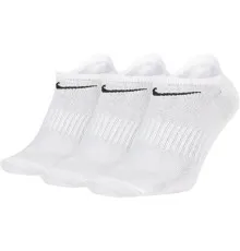 Шкарпетки Nike U NK EVERYDAY LTWT NS 3PR SX7678-100 38-42 3 пари Білі (888407239281)