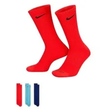 Шкарпетки Nike U NK EVRY PLUS CUSH CREW 3PR SX6888-925 42-46 3 пари Мультиколор (196147077088)