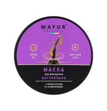 Маска для волос Mayur Против выпадения с Аргановым маслом и Ниацинамидом 250 мл (4820230953374)