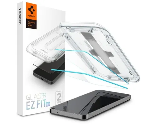 Скло захисне Spigen Samsung Galaxy S24+ tR EZ Fit HD (2 Pack) (AGL07432)