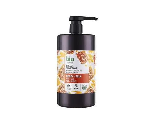 Гель для душу Bio Naturell Мед та молоко 946 мл (4820168434464)