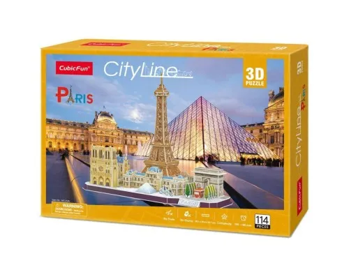 Пазл Cubic Fun City line Paris (MC254h)