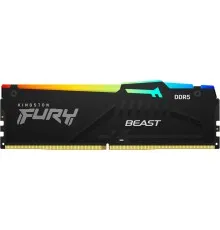 Модуль пам'яті для комп'ютера DDR5 16GB 6000 MHz Beast RGB Kingston Fury (ex.HyperX) (KF560C30BBA-16)