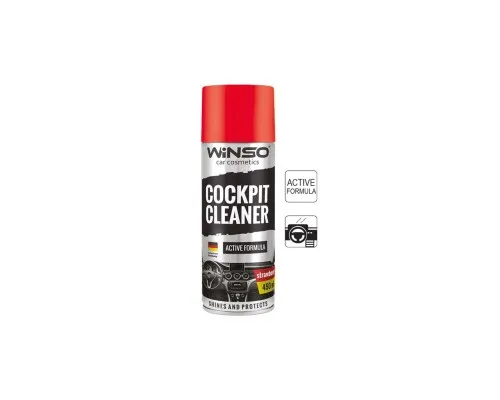 Автополіроль WINSO Cockpit Cleaner полуниця 450ml (840560)