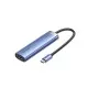 Концентратор Vention USB 3.1 Type-C to HDMI/USB 3.0x3/PD 100W Blue Aluminum Alloy Hub 5-in-1 (TGESB)