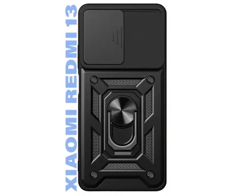 Чохол до мобільного телефона BeCover Military Xiaomi Redmi 13 Black (711551)