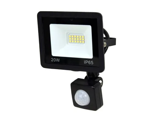 Прожектор Lightwell LW-FL-B-20-S 20 W з датчиком рух