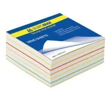 Папір для нотаток Buromax Rainbow 90х90х40мм, glued (BM.2244)