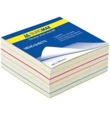Бумага для заметок Buromax Rainbow 90х90х40мм, glued (BM.2244)
