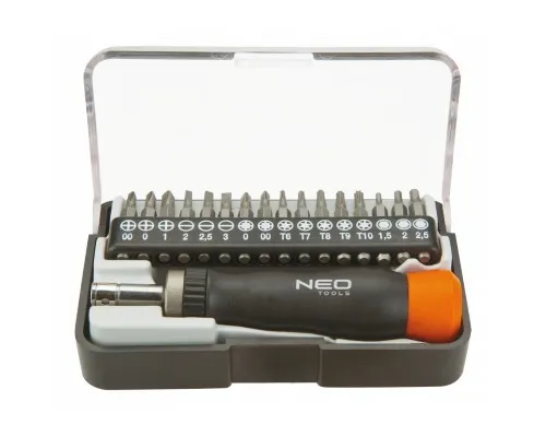 Набір інструментів Neo Tools насадки прецизійні з утримувачем, 17 шт. (04-228)