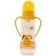 Бутылочка для кормления Baby Team с латексной соской 0+ и ручками 250 мл (1311_собачка_желтая)