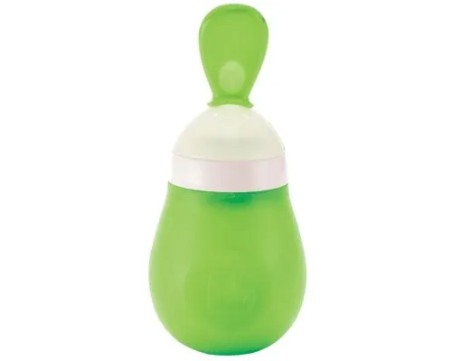 Набор детской посуды Munchkin Ложка для первого прикорма Squeeze зеленая (012398.03)