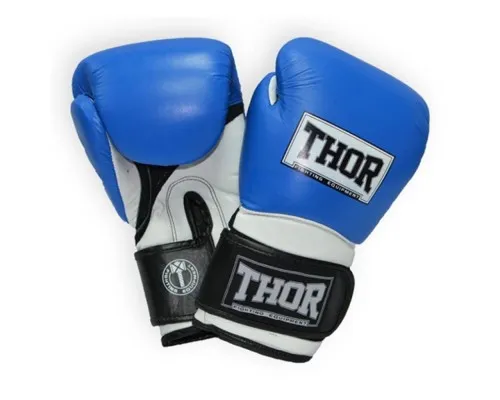 Боксерські рукавички Thor Pro King 14oz Blue/White/Black (8041/03(PU) B/Wh/Bl 14 oz.)