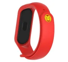 Ремінець до фітнес браслета Armorstandart Superhero Edition для Xiaomi Mi Band 5 Iron Man Red (ARM57109)