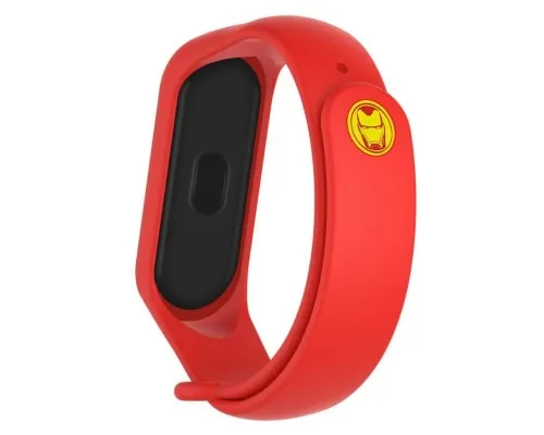 Ремінець до фітнес браслета Armorstandart Superhero Edition для Xiaomi Mi Band 5 Iron Man Red (ARM57109)