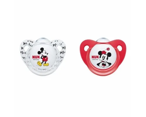 Пустышка Nuk Trendline Disney Mickey с 6 месяцев 2 шт (3952950)