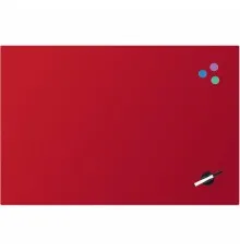 Офисная доска Axent стеклянная магнитно-маркерная 60х90 см, красная (9615-06-А)