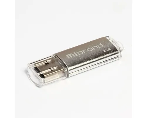 USB флеш накопитель Mibrand 32GB Cougar Silver USB 2.0 (MI2.0/CU32P1S)