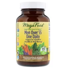 Мультивітамін MegaFood Мультивітаміни для чоловіків 55+, Men Over 55 One Daily, 60 (MGF-10355)