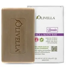 Твердое мыло Olivella Лаванда на основе оливкового масла 150 г (764412250100)