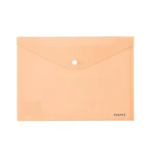 Папка - конверт Axent А5 180мкм Pastelin Персиковая (1522-42-A)